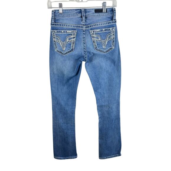 VIGOSS Slim Boot Cotton Medium Wash Low Rise Jeans Size 0 - Picture 2 of 7